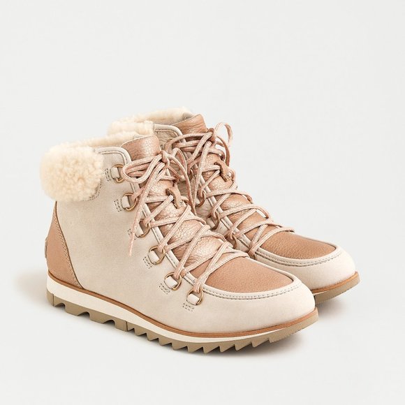 sorel rose gold boots